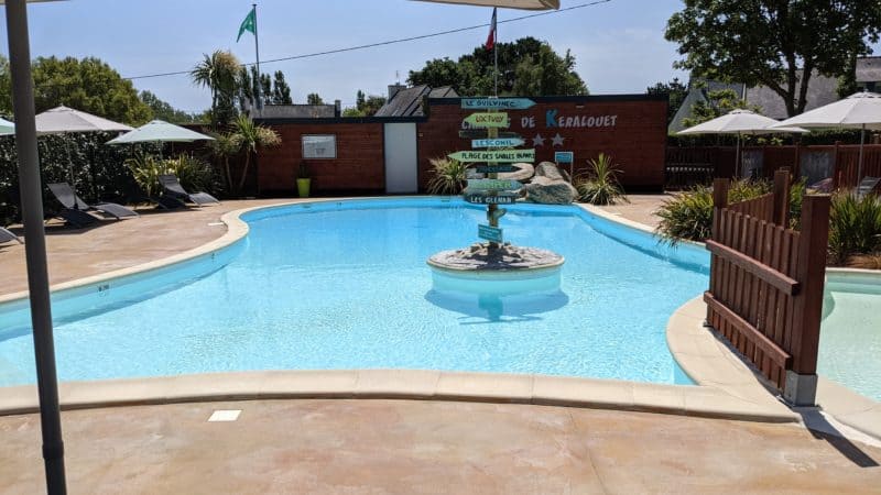 camping de keralouet heated outdoor pool