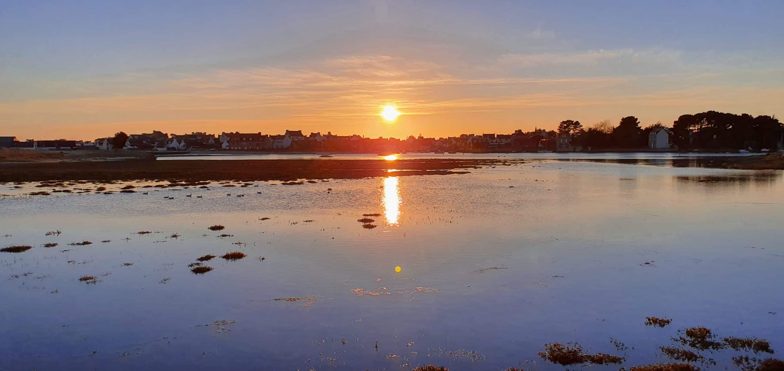 coucher de soleil le ster camping de keralouet