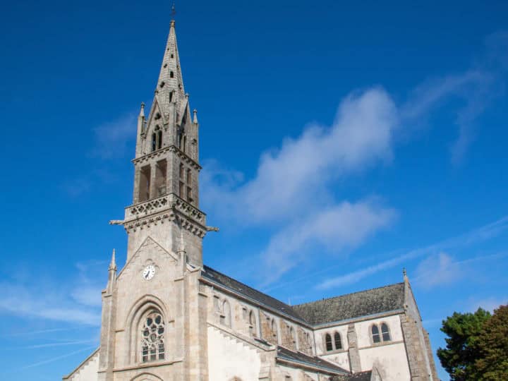 église saint alour in plobannalec, finistère, bretagne