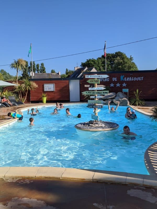 swimming pool camping de keralouet lesconil