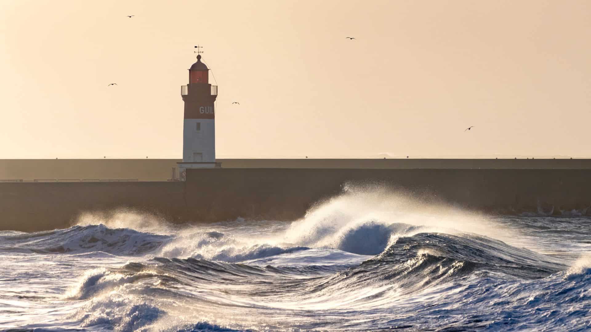 tempête à men meur