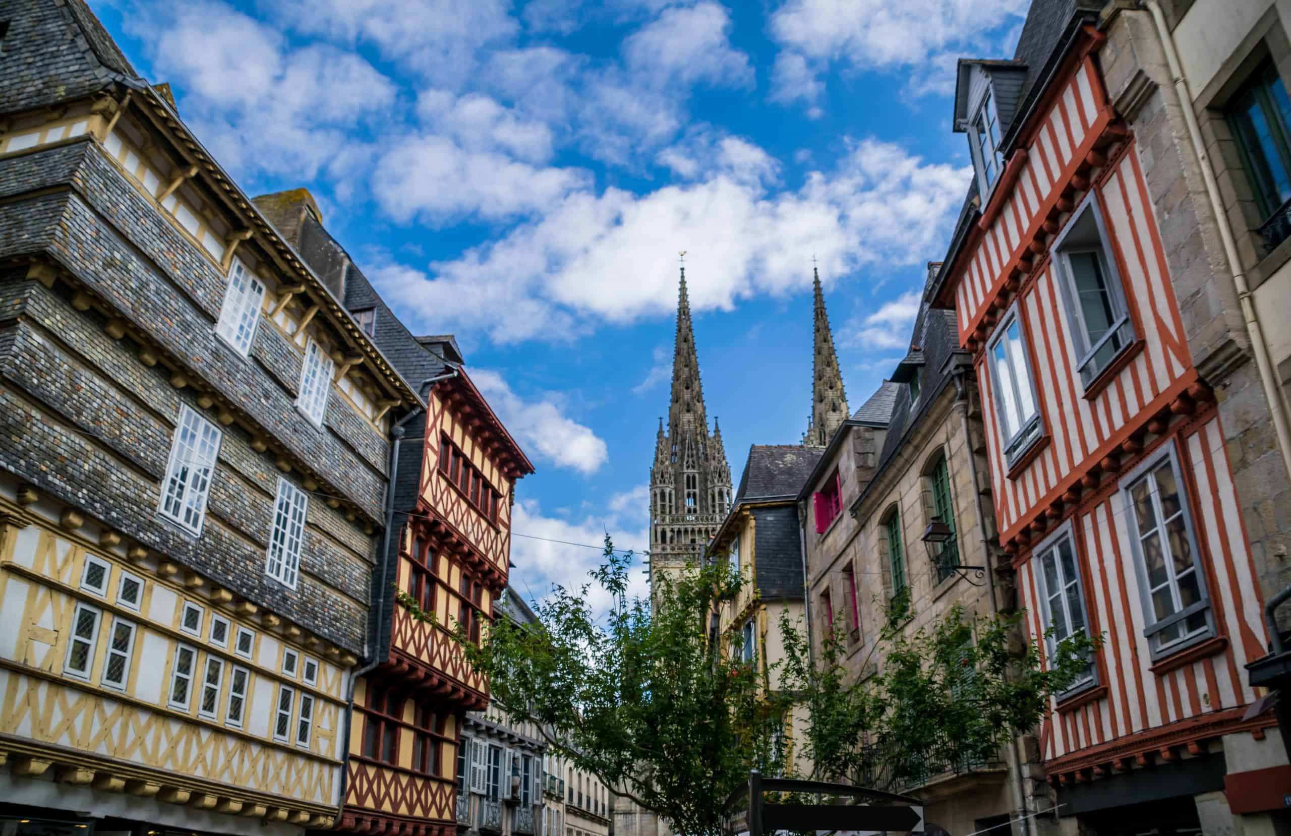 quimper, finistère, bretagne, france.
